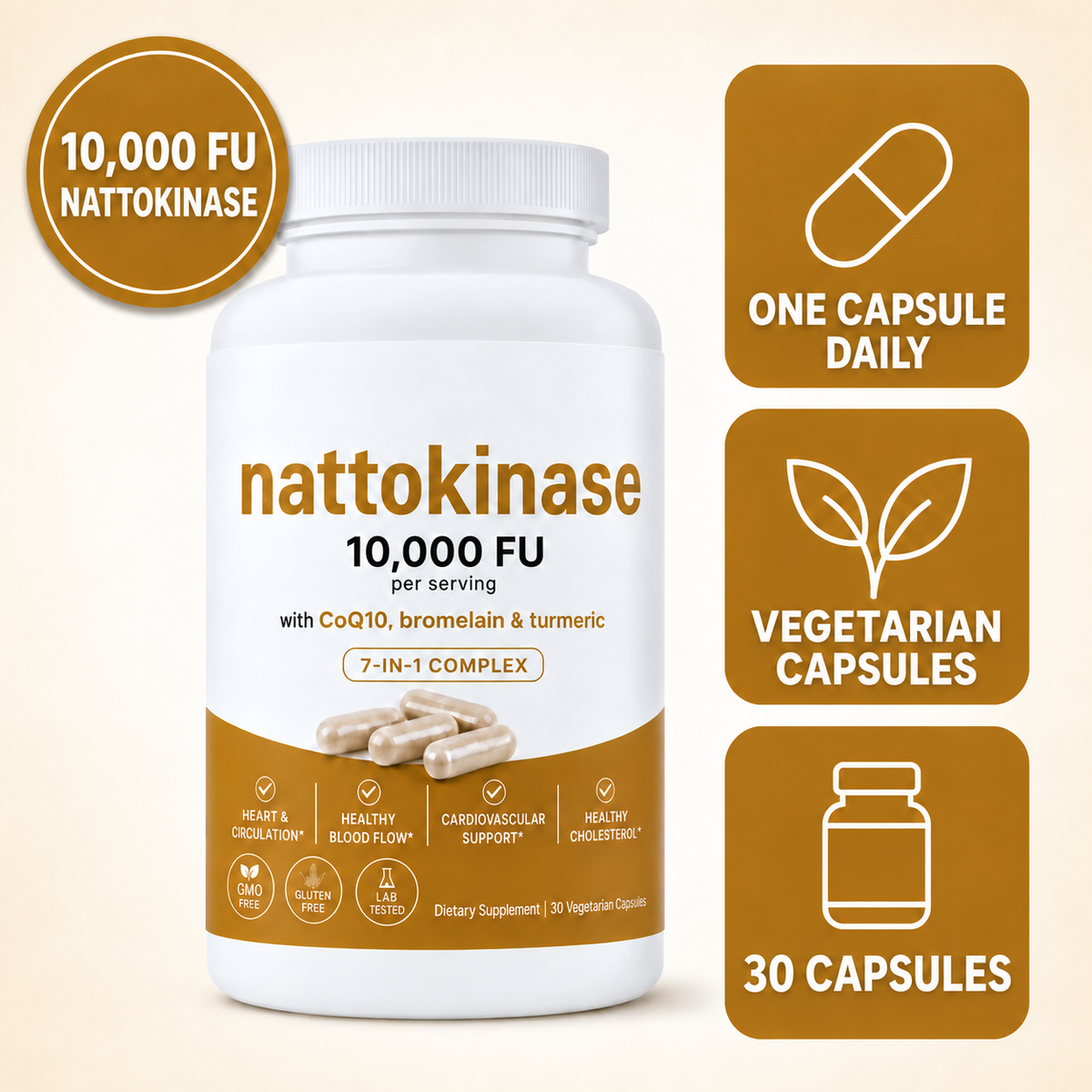 Nattokinase 10,000 FU